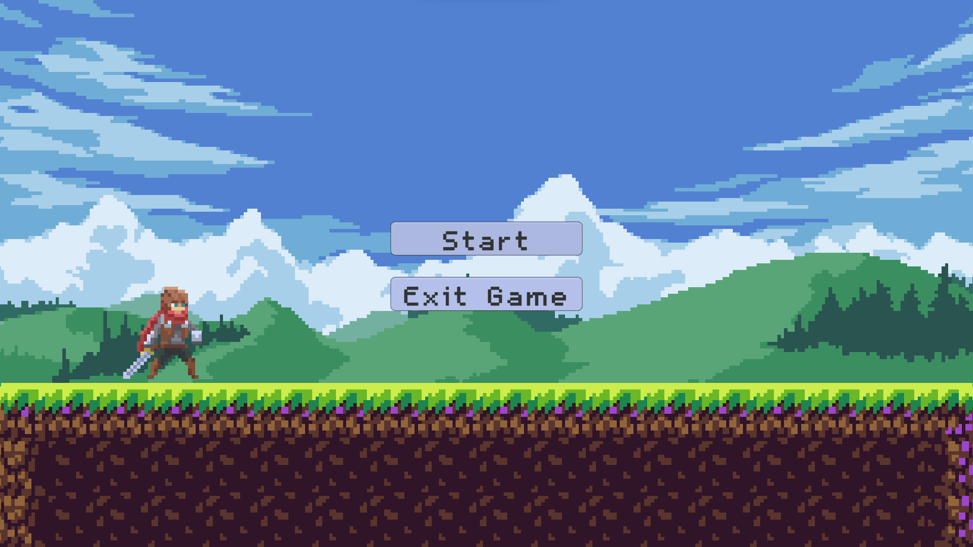 Start screen